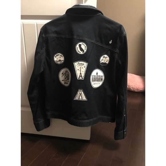 Navy volcom jacket - Picture 2 of 2